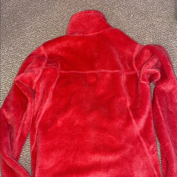 Patagonia Re-Tool Snap Fleece Pullover Raspberry/Aqua - Picture 2 of 4